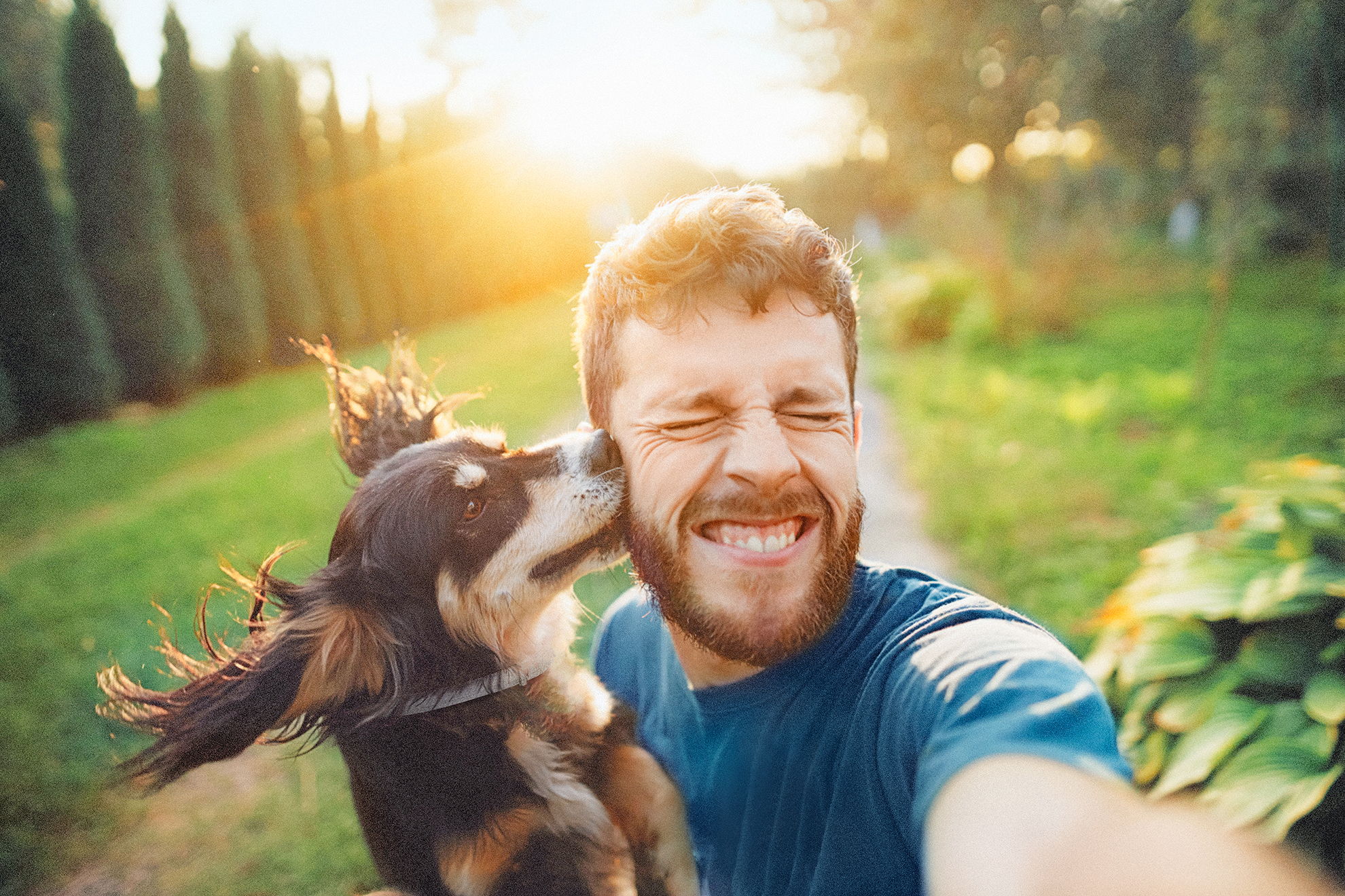 Selfie mit Hund